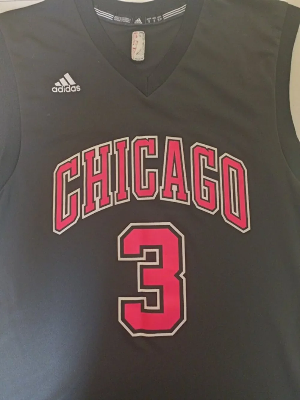 Adidas Dwyane Wade Chicago Bulls NBA Basketball Jersey Adult Small Flawless